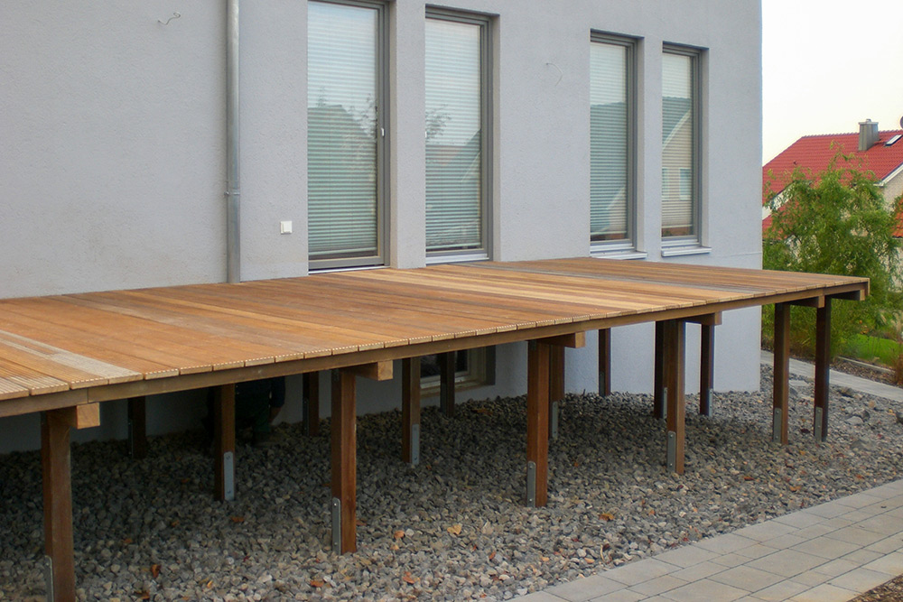 Enstehung einer Terrasse