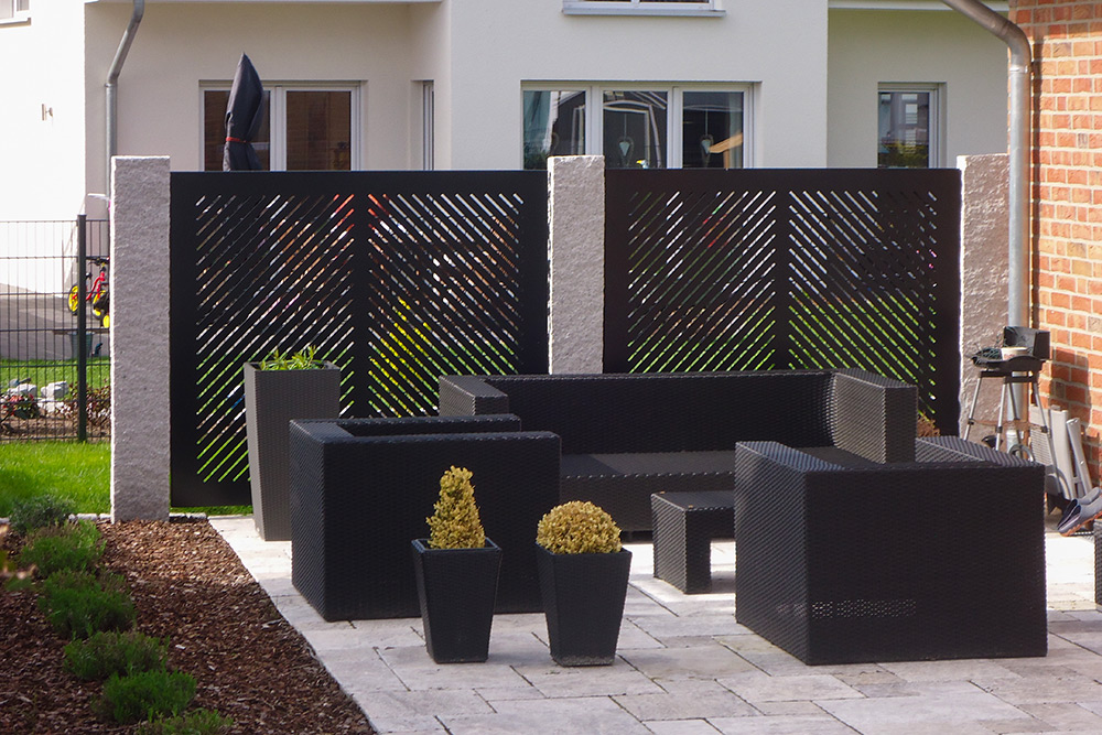 Terrasse mit Sichtschutz Terrasse mit Sichtschutz